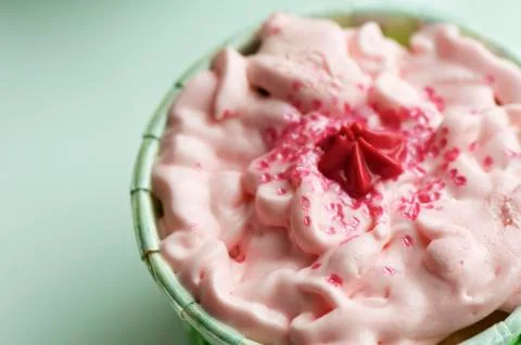 Handmade cup cake Stock Photos