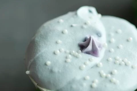Handmade cup cake Stock Photos