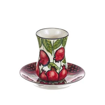 Handmade cup of tea on a white background. Stock Photos