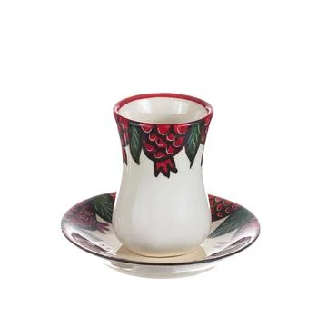 Handmade cup of tea on a white background. Stock Photos