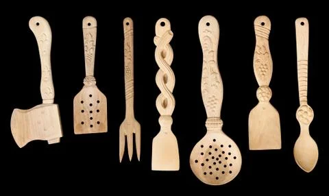 Handmade cutlery Stock-Fotos