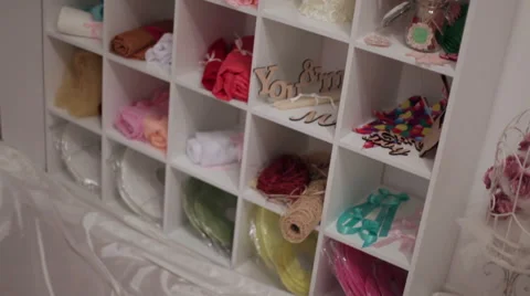 Handmade decorations Stock Footage 46818961