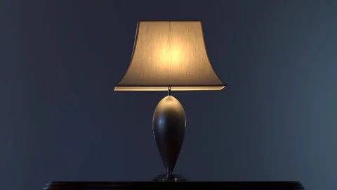 Handmade, designer table lamp in work, stockvideo Video stock 86770021