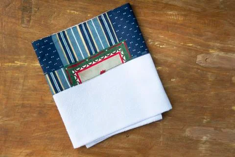 Handmade dish cloth Stock-Fotos