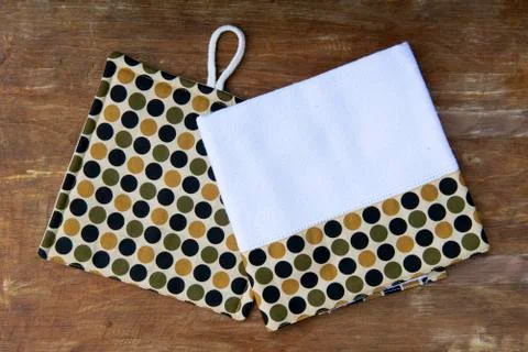 Handmade dish cloth Stock Photos
