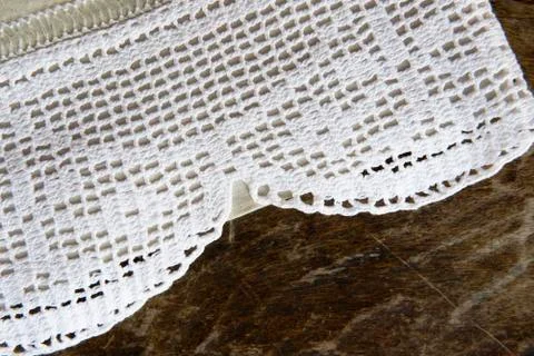 Handmade dish cloth Stock Photos
