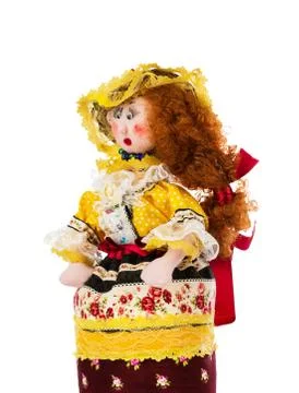 Handmade doll Foto stock