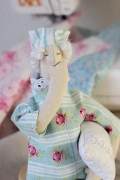 Handmade dolls Stock Photos
