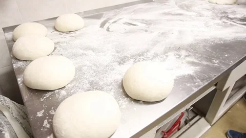 Handmade Dough Knead Bakery Stock Footage 81779745
