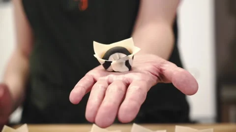 Handmade dumplings. Stock Footage 146877974