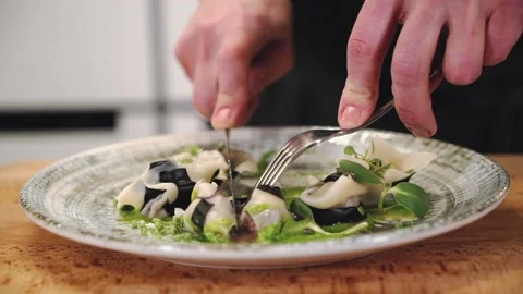 Handmade dumplings. Stock Footage 147165487