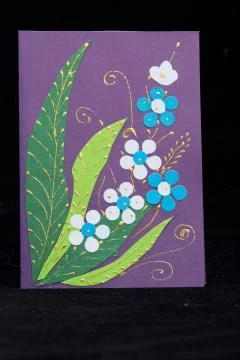 Handmade easter card Stock Photos