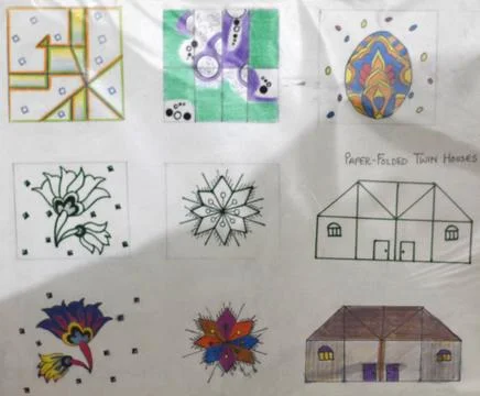 Handmade Easter Egg, Pattern Design, Illustration Stock Photos