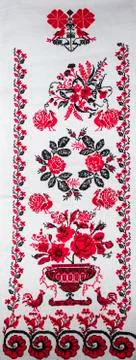 Handmade embroidery Stock Photos