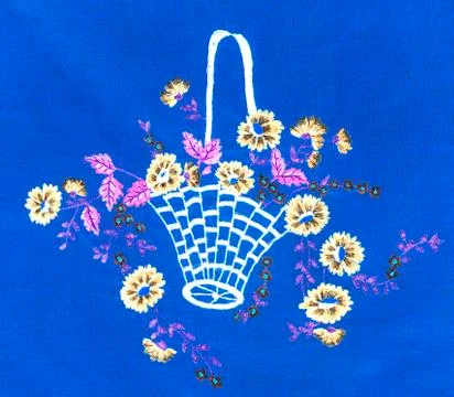 Handmade embroidery Stock Photos