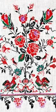 Handmade embroidery Stock Photos