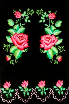 Handmade embroidery Stock Photos