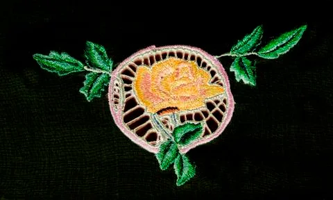 Handmade embroidery Stock Photos
