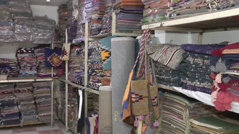 Handmade Fabric and Stitching Stock Footage 270247656