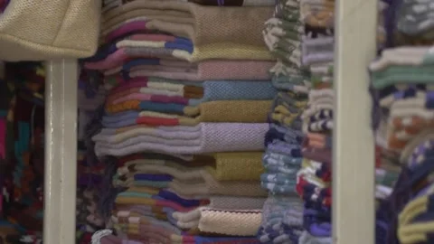 Handmade Fabric and Stitching Stock Footage 270247662
