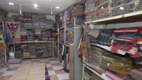 Handmade Fabric and Stitching Stock Footage 270247689