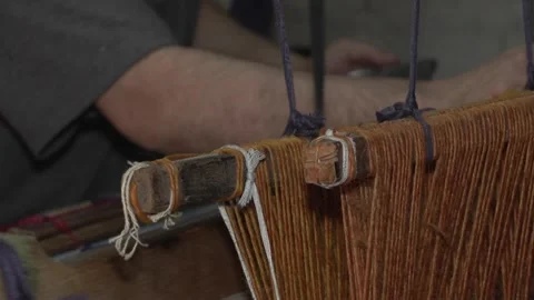 Handmade Fabric and Stitching Stock Footage 270247699