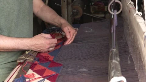 Handmade Fabric and Stitching Stock Footage 270247714