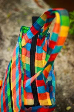 Handmade Fabric Bag Stock Photos