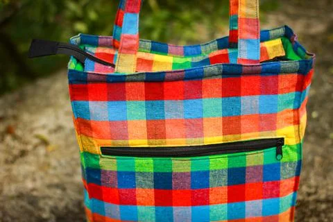Handmade Fabric Bag Stock Photos
