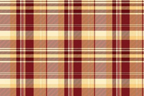 Handmade fabric plaid pattern, 1950s textile seamless check. Herringbone ta.. Stock Illustration