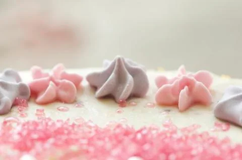 Handmade filbert cake Foto stock