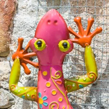 Handmade gecko Stock Photos