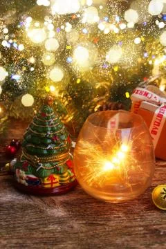 Handmade gift boxes Stock Photos