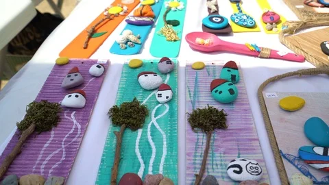 Handmade goods Stock Footage 112705702