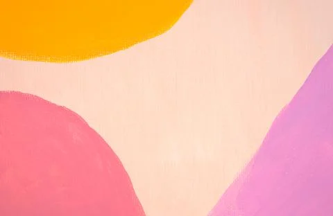 Handmade, hand painted abstract boho wall art style. Stock Photos