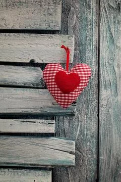 Handmade heart Stock Photos