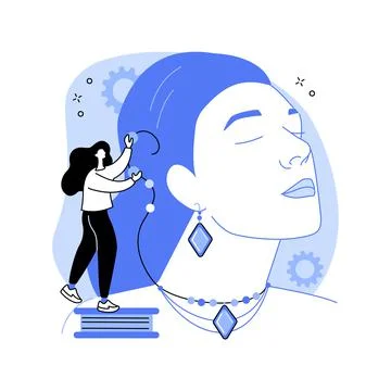 Handmade Jewelry abstract concept vector illustration. Stock Illustration