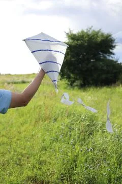 A handmade kite Stock-Fotos