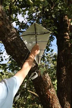A handmade kite 스톡 사진