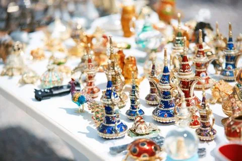 Handmade knickknacks Stock Photos