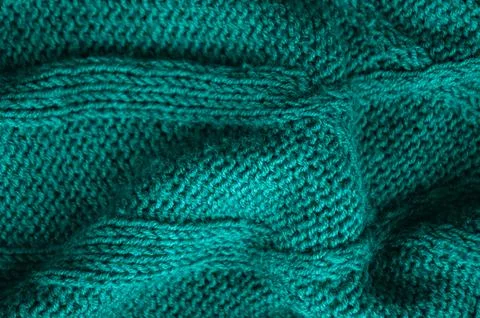 Handmade knit background with macro weave threads. Stock Illustration
