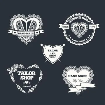 Handmade logo Stock Illustration