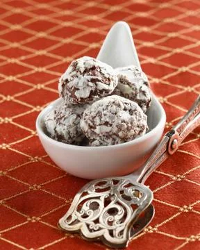 Handmade luxury chocolates Stock Photos