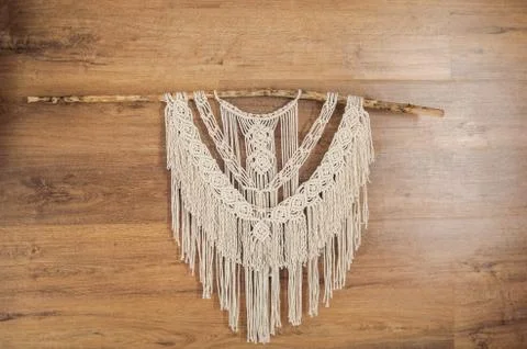 Handmade macrame Foto stock