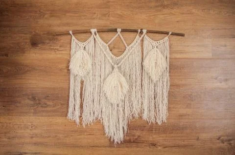 Handmade macrame Stock Photos