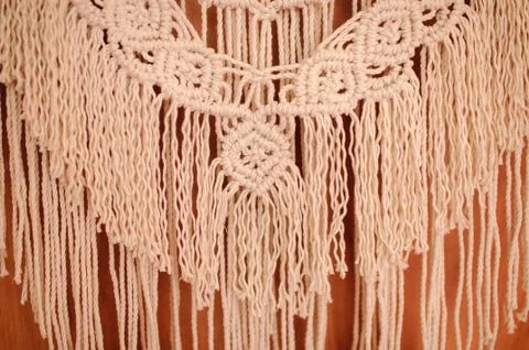 Handmade macrame Stock Photos
