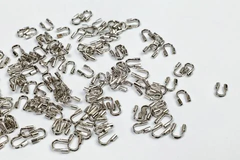 Handmade materials on a white background Stock Photos