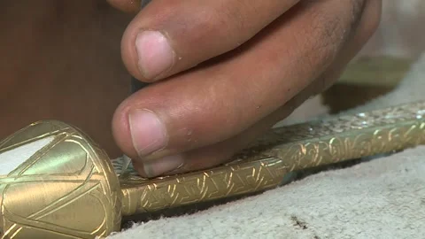 Handmade Metal Stock Footage 246875144