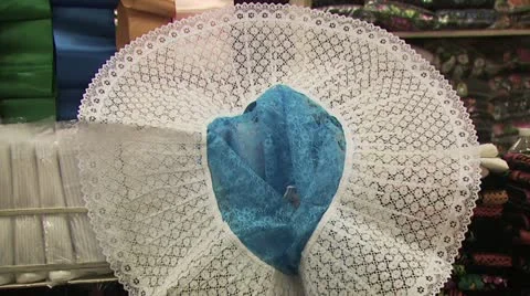 Handmade Mexican Lace Stock-Footage 19326853