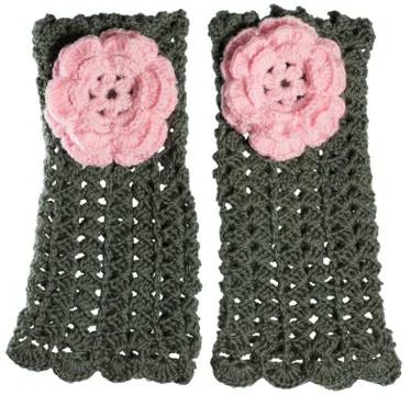 Handmade mitts Stock Photos
